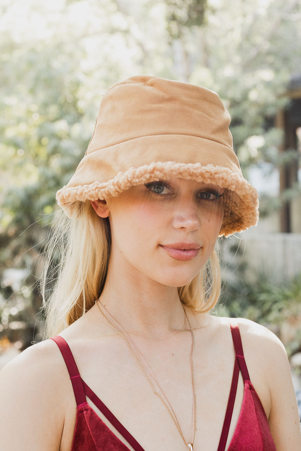 Teddy Suede Combo Reversible Bucket Hat-Soul Flow Apparel