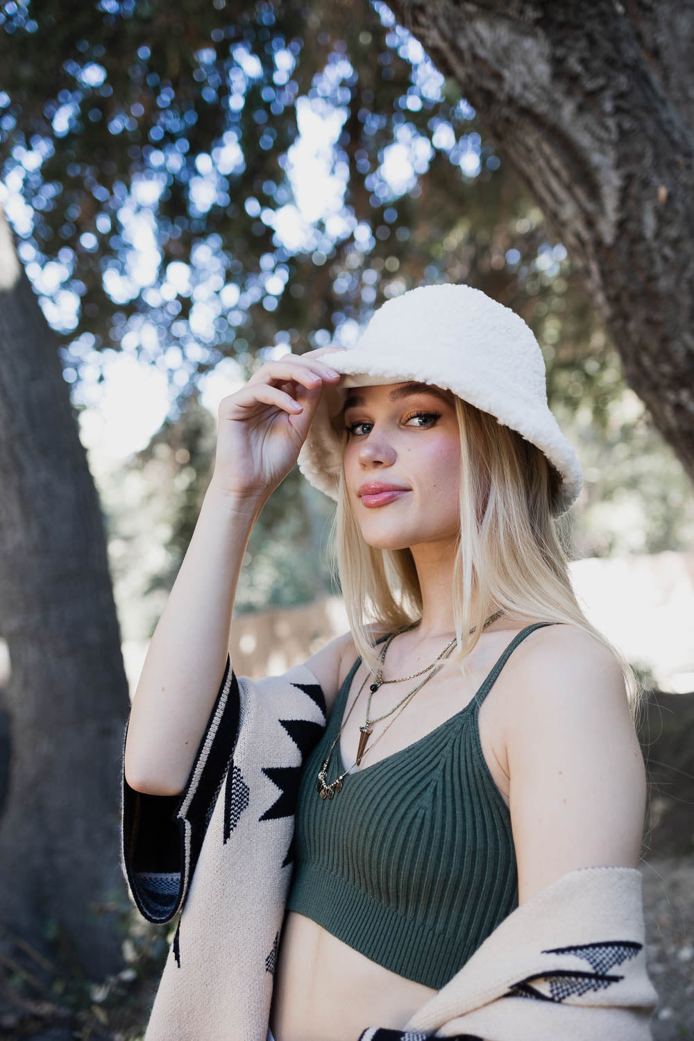 Teddy Suede Combo Reversible Bucket Hat-Soul Flow Apparel