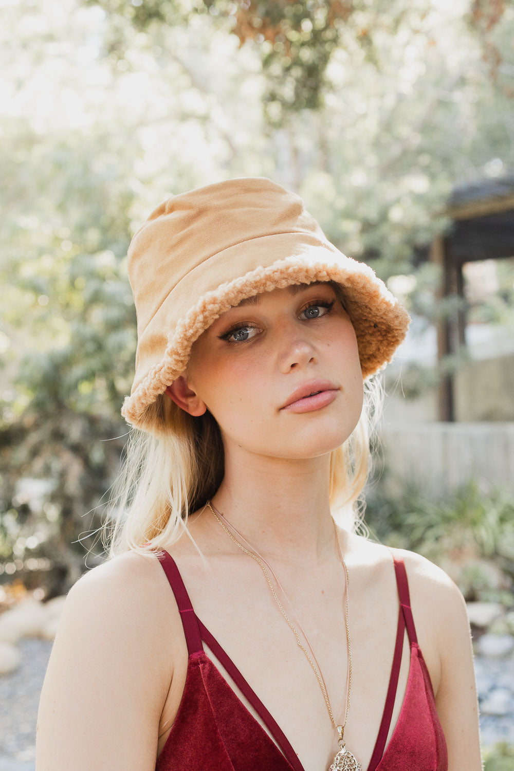 Teddy Suede Combo Reversible Bucket Hat-Soul Flow Apparel