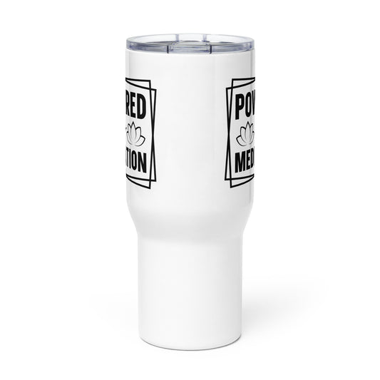 Powered By Meditation Tumbler-Soul Flow Apparel