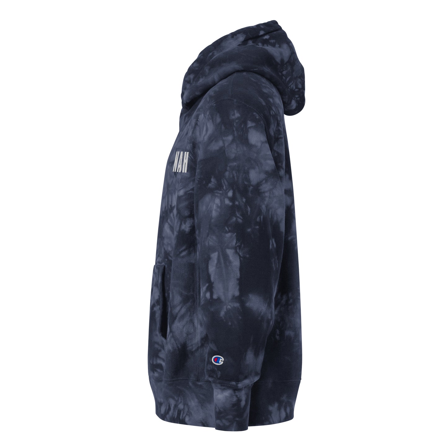 Nash Embroidered Unisex Champion tie-dye hoodie-Soul Flow Apparel