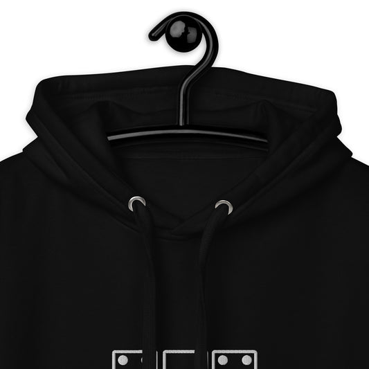 Nash 615 Dice Embroidered Unisex Hoodie | Nash on left wrist-Soul Flow Apparel