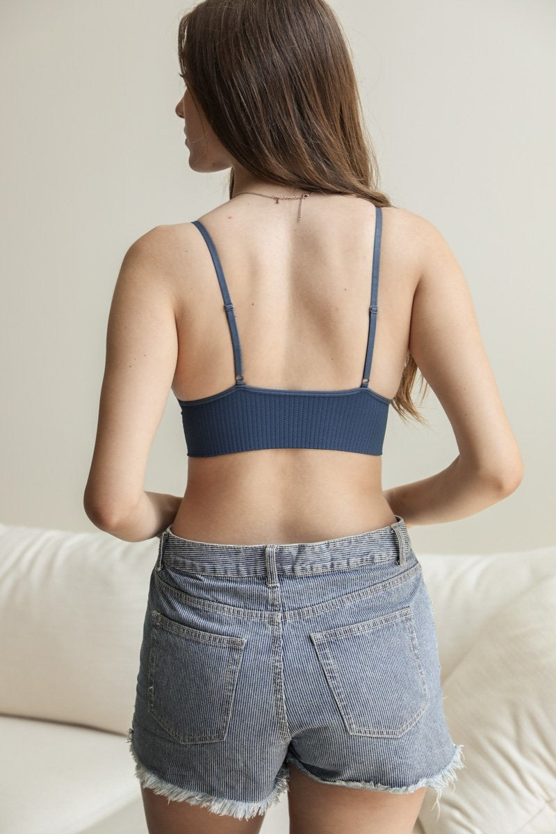 Waistband Loop Lace Brami – Feminine Stretchy Cami Top-Soul Flow Apparel