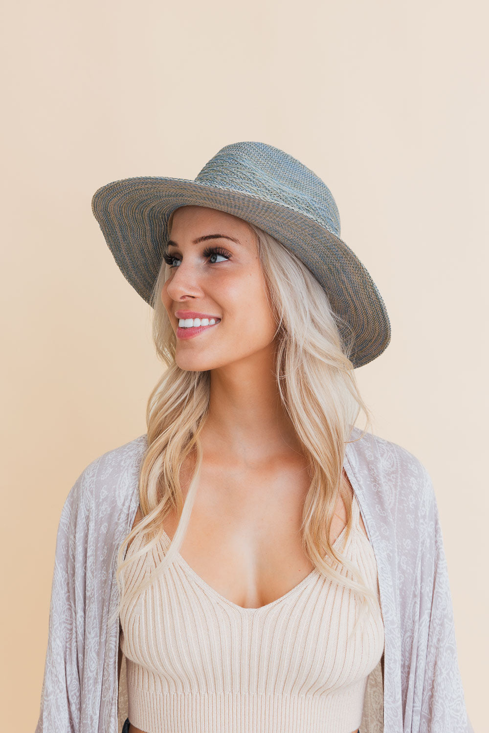 Western Whisper Straw Brim Hat-Soul Flow Apparel