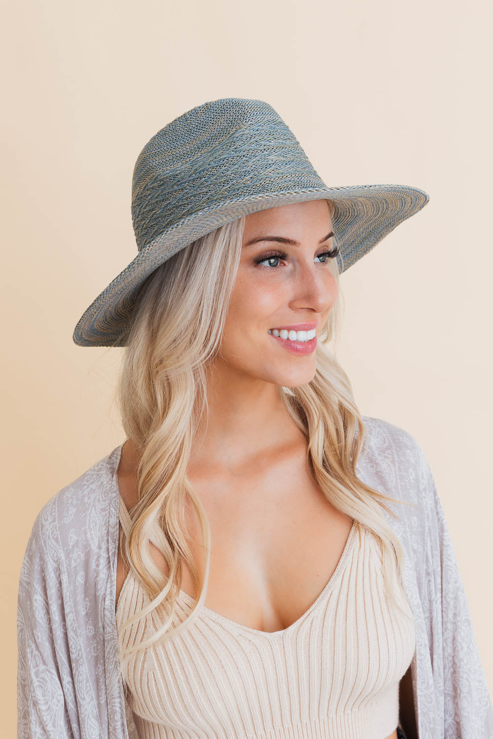 Western Whisper Straw Brim Hat-Soul Flow Apparel