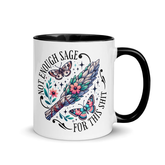 No Enough Sage Color Mug-Soul Flow Apparel
