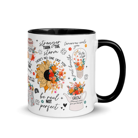 Feed You Mind Two Tone Mug-Soul Flow Apparel