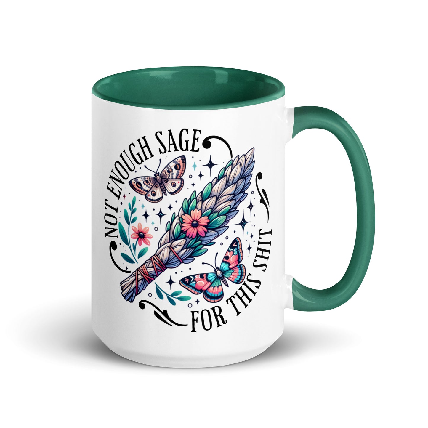 No Enough Sage Color Mug-Soul Flow Apparel