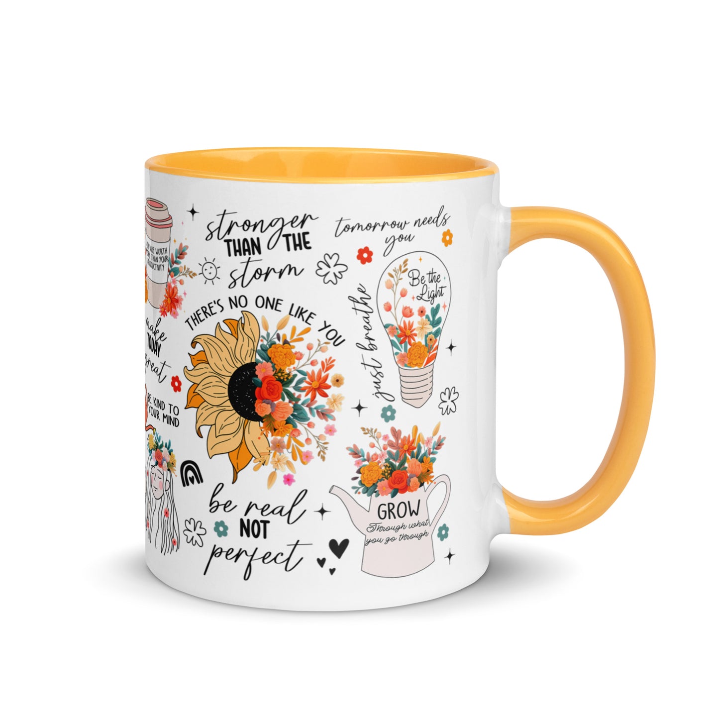 Feed You Mind Two Tone Mug-Soul Flow Apparel
