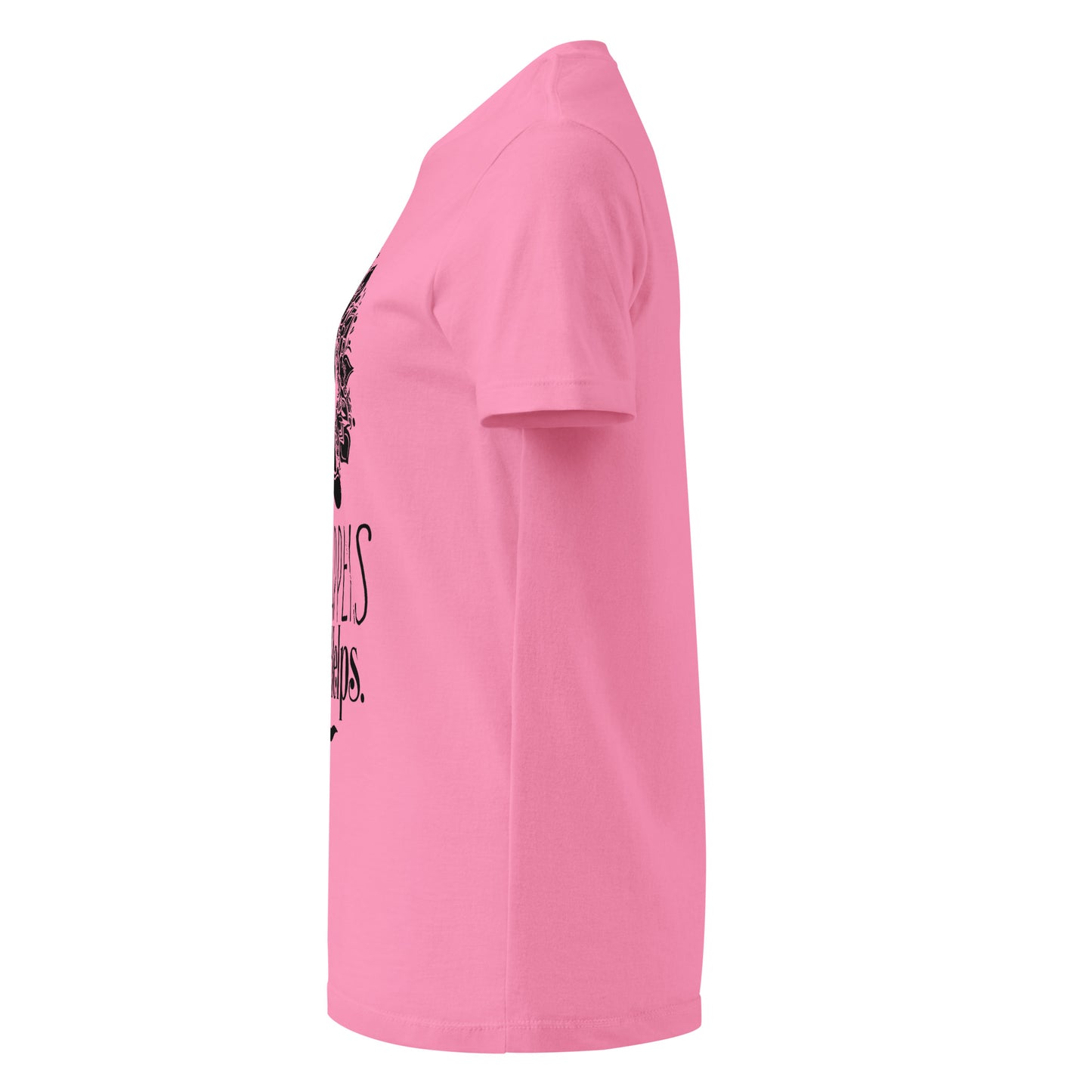 Life Happens Yoga Helps Women’s basic softstyle t-shirt-Soul Flow Apparel