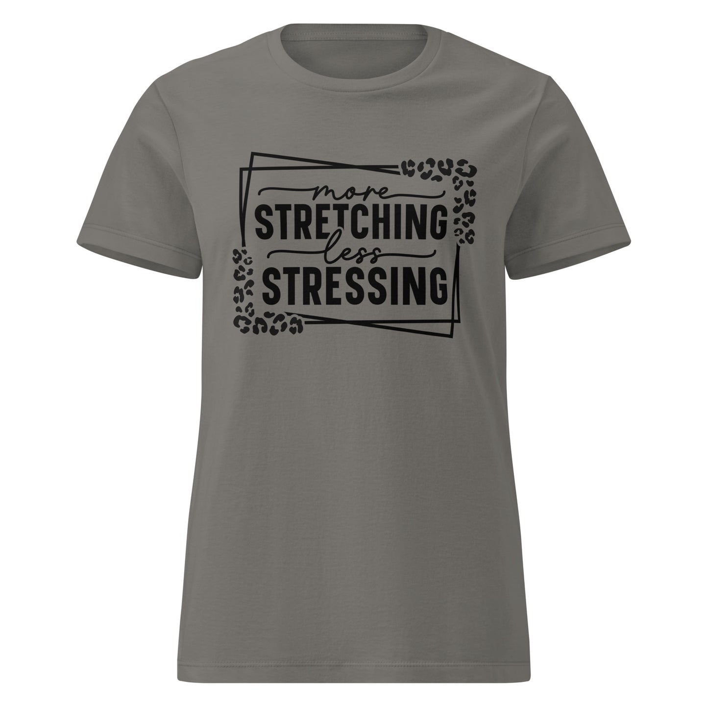 More Streching Women’s basic softstyle t-shirt-Soul Flow Apparel