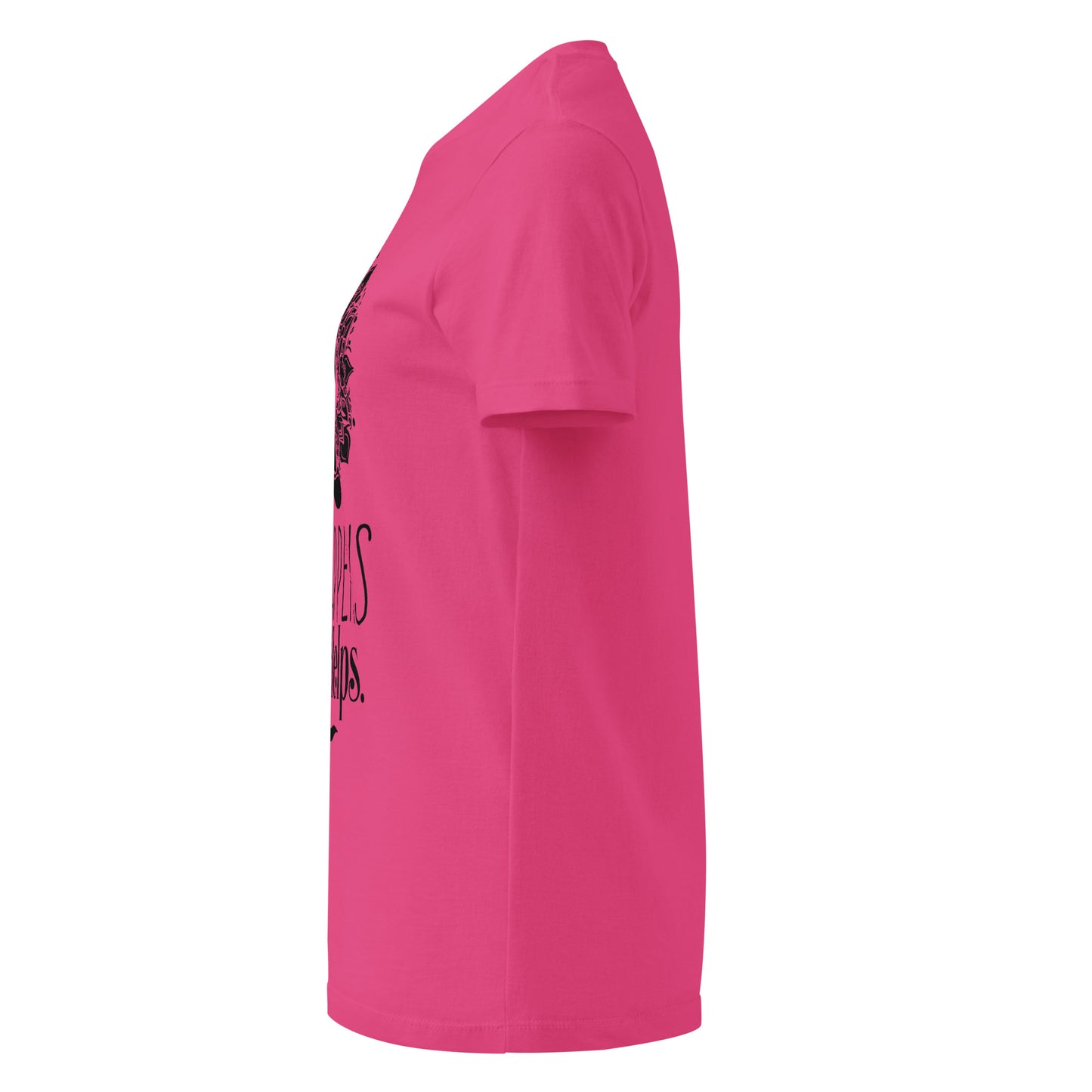 Life Happens Yoga Helps Women’s basic softstyle t-shirt-Soul Flow Apparel