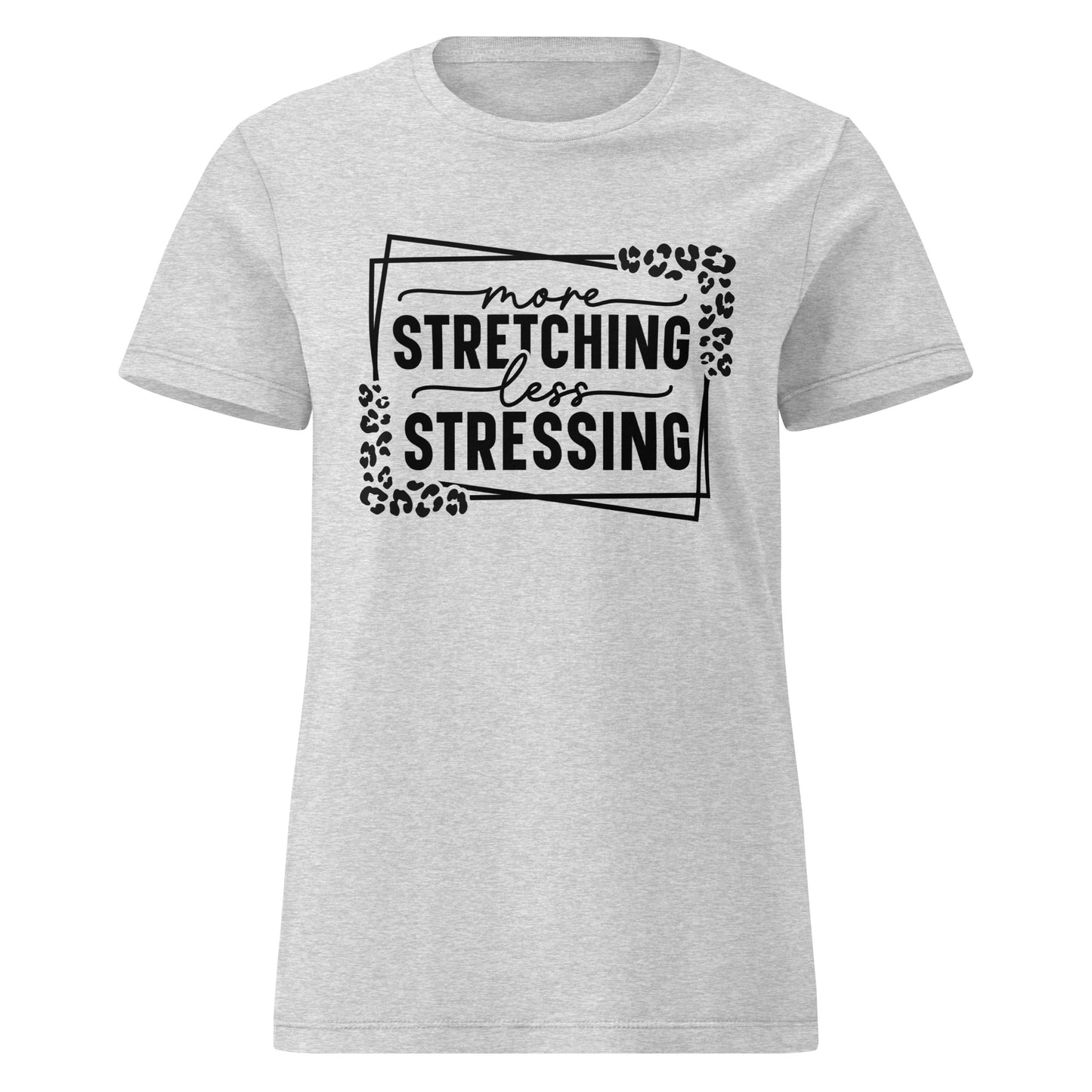 More Streching Women’s basic softstyle t-shirt-Soul Flow Apparel