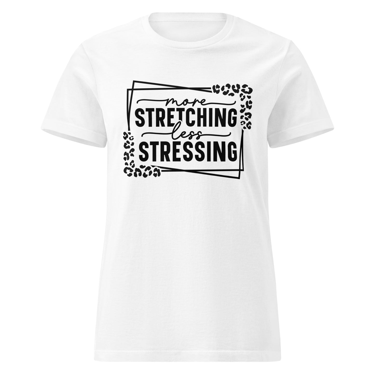 More Streching Women’s basic softstyle t-shirt-Soul Flow Apparel
