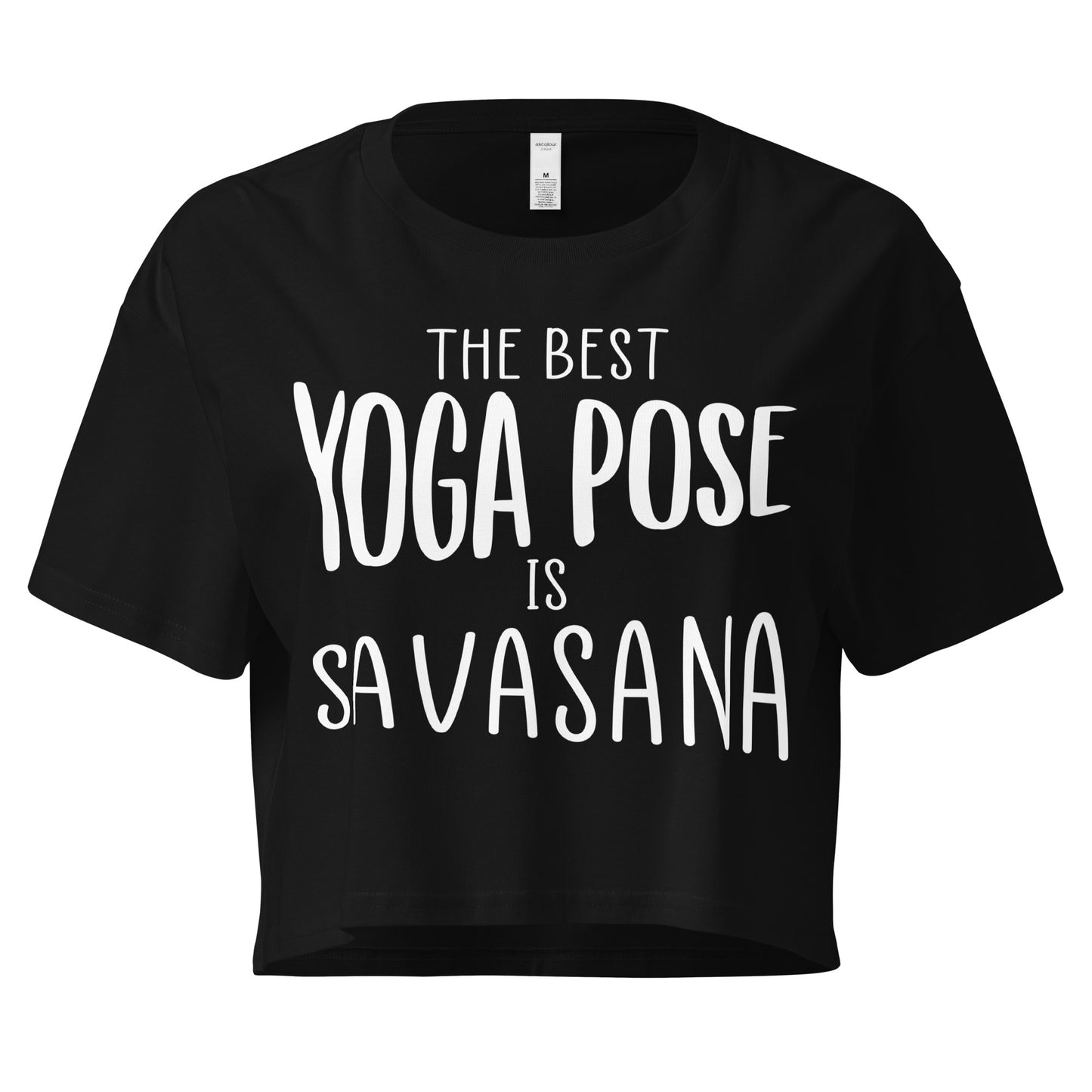 The Best Yoga Pose Women’s crop top-Soul Flow Apparel