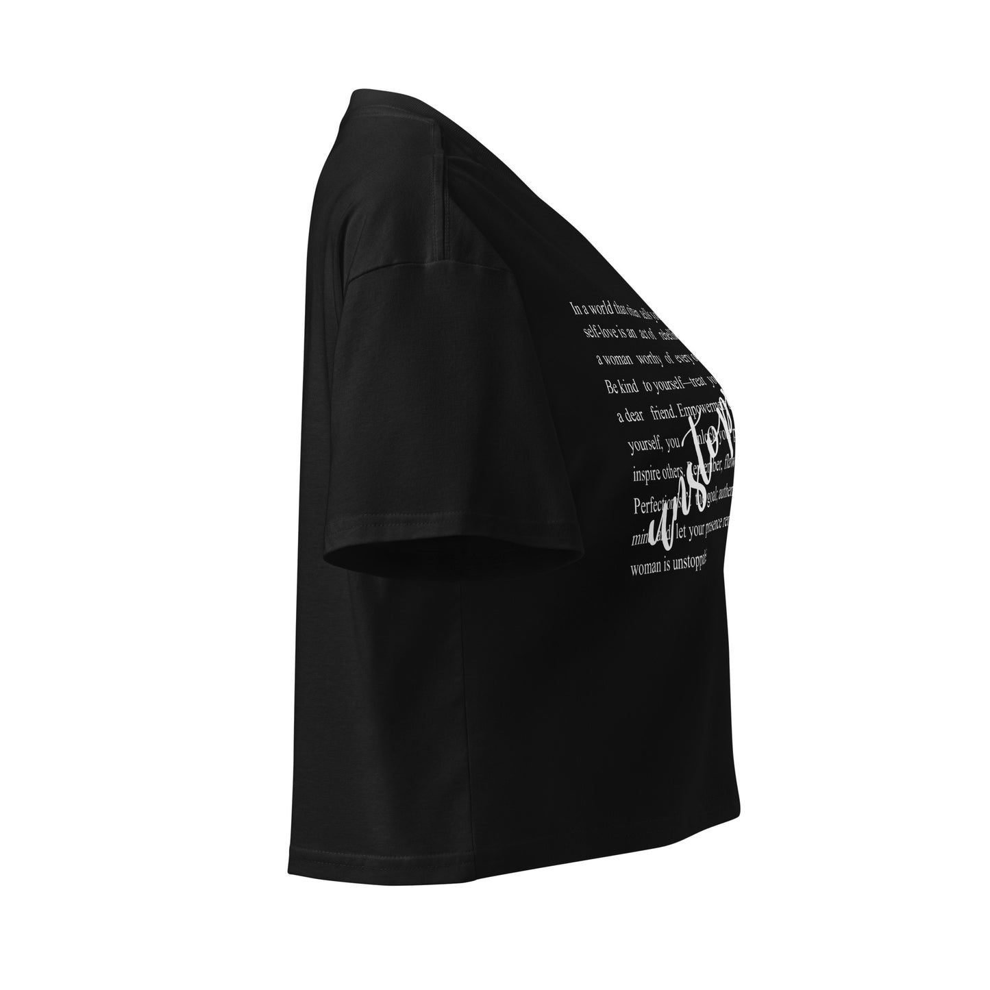 Unstoppable Women’s crop top-Soul Flow Apparel
