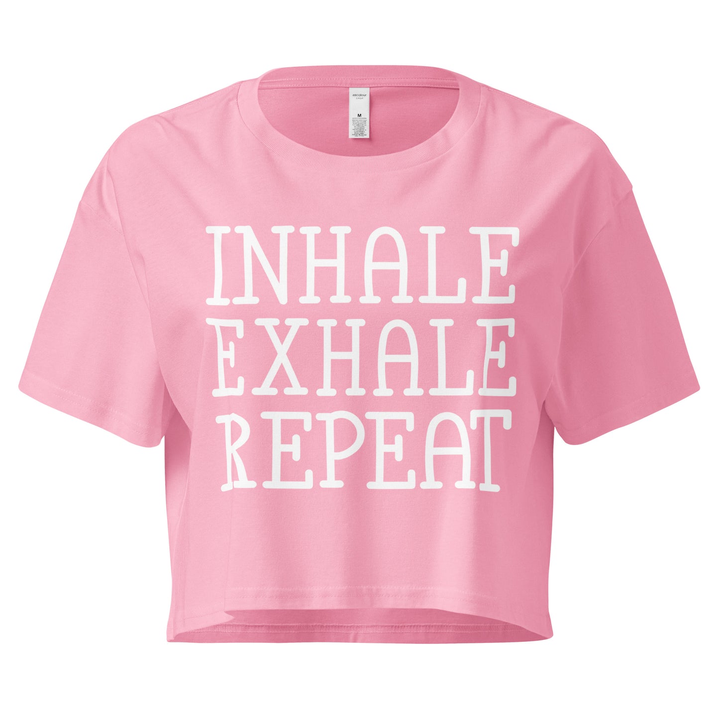 Inhale Exhale Repeat Women’s crop top-Soul Flow Apparel
