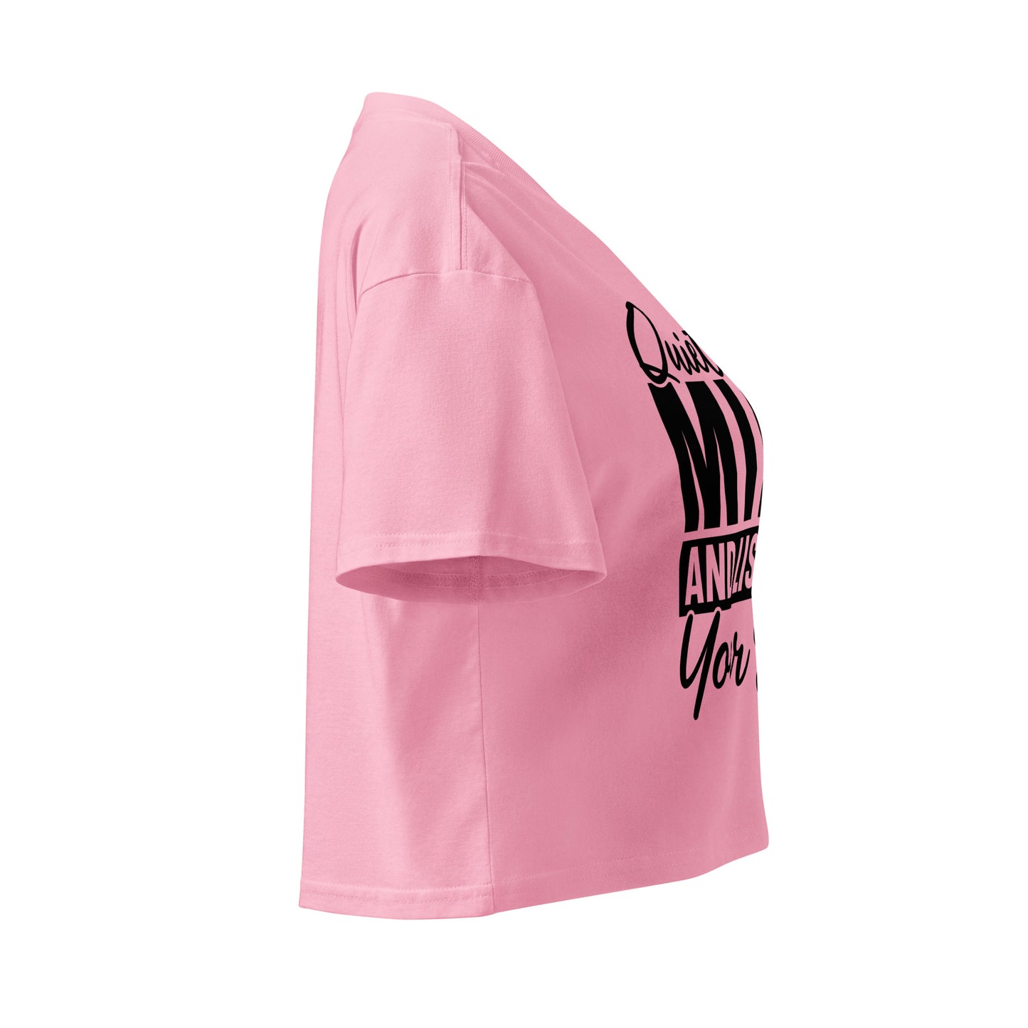 Quiet Your Mind Women’s crop top-Soul Flow Apparel