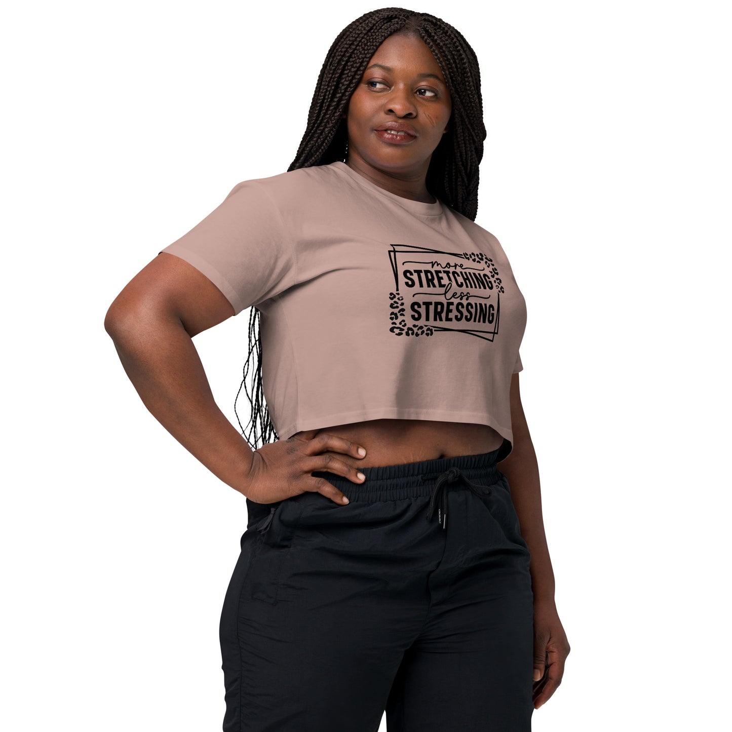 More Stretching Women’s crop top-Soul Flow Apparel