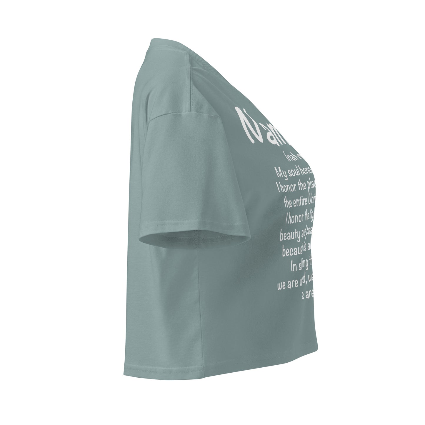 Namaste Women’s crop top-Soul Flow Apparel