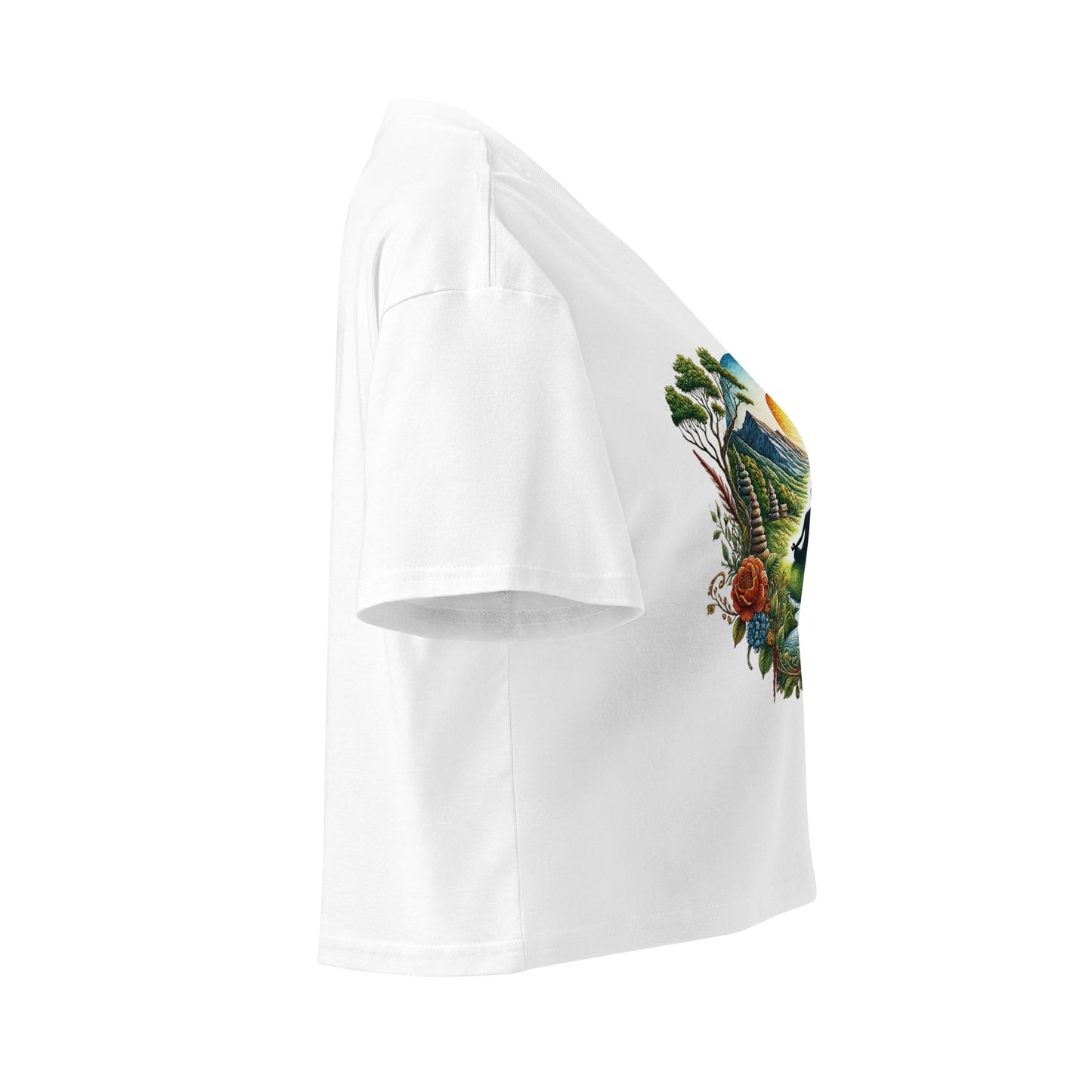 Life's Path Women’s crop top-Soul Flow Apparel