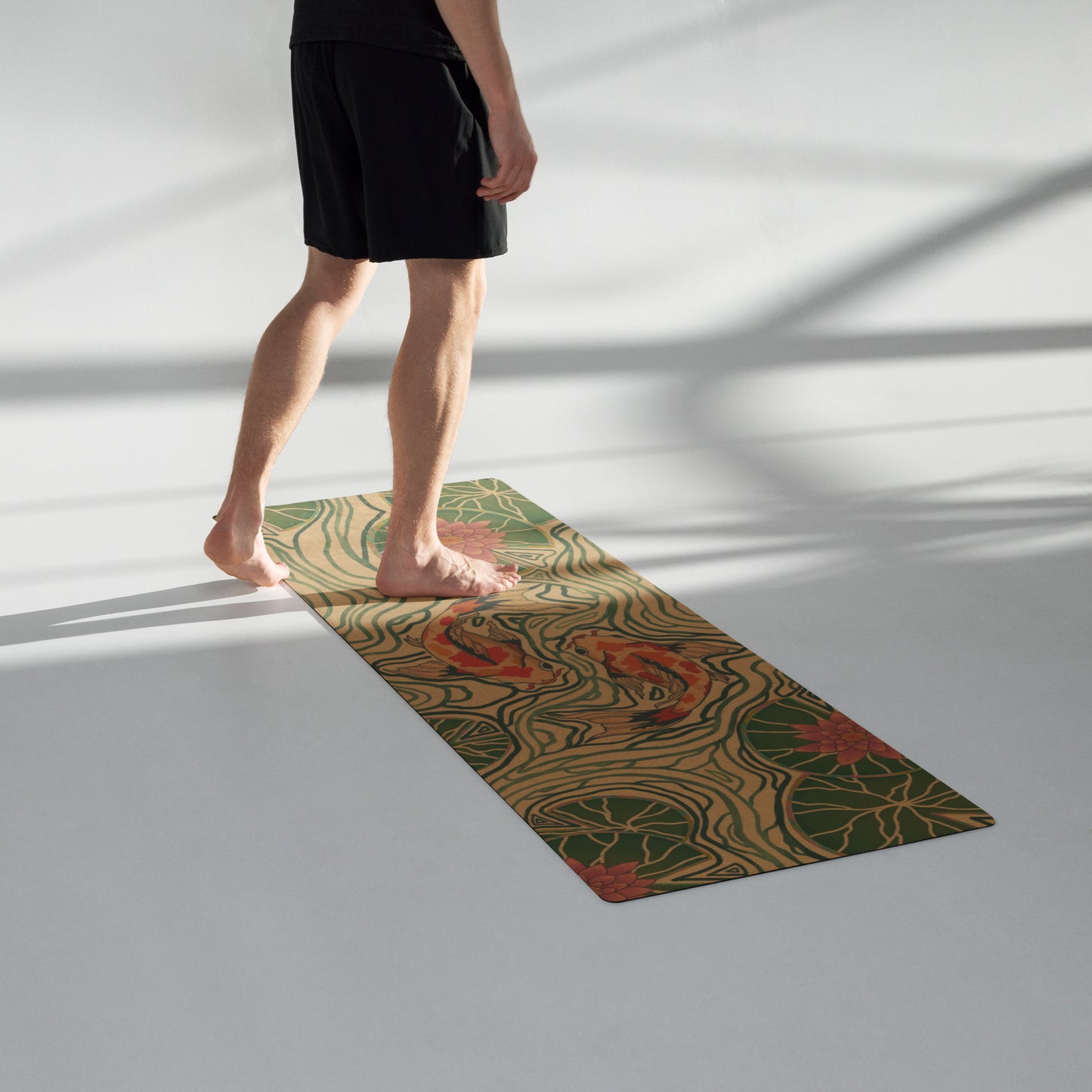 Soul Flow Apparel | Boho Harmony Pond Yoga mat