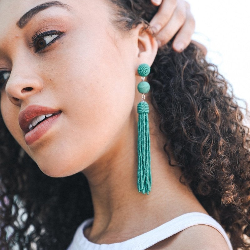 Trendy boho-inspired jewelry collection featuring stylish necklaces, earrings, and bracelets for fashionable ladies