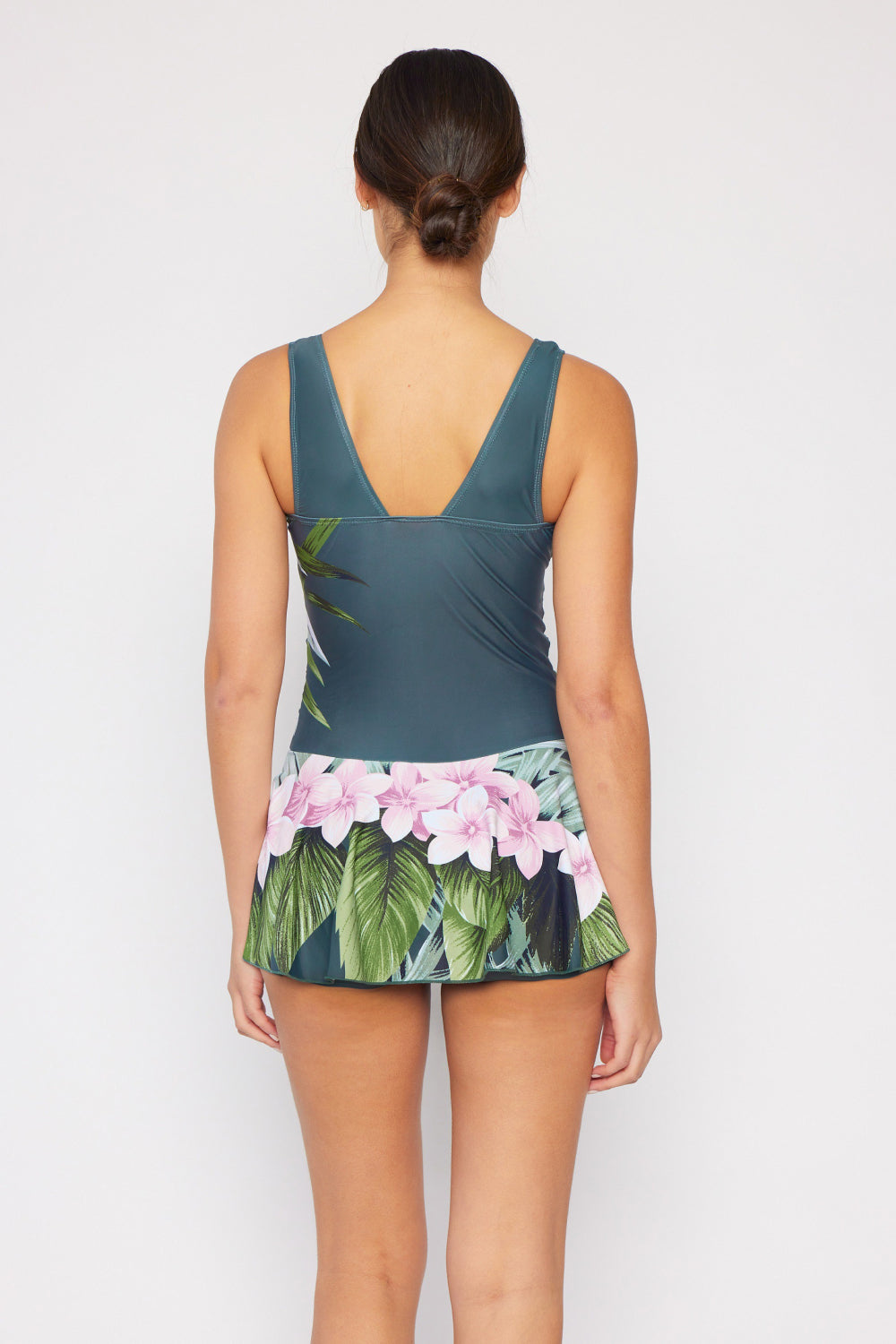 Marina West Swim Full Size Clear Waters Swim Dress in Aloha Forest-Soul Flow Apparel