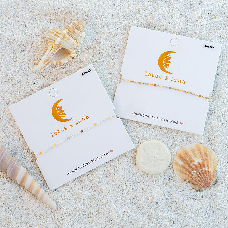 Circles in the Sand Anklet