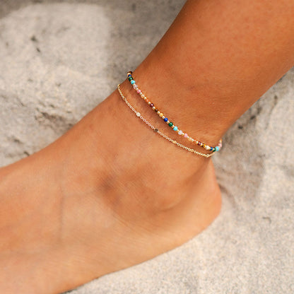 Circles in the Sand Anklet