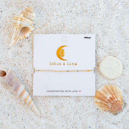 Circles in the Sand Anklet