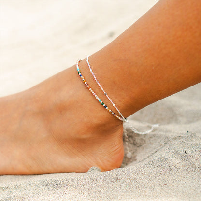 Master Healer 2mm Metal Accent Healing Anklet