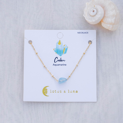 Aquamarine Necklace