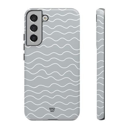 GRAY WAVES | Tough Phone Case