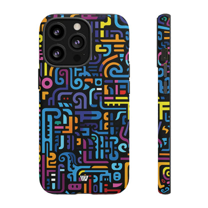 NEON GLYPHS | Tough Phone Case