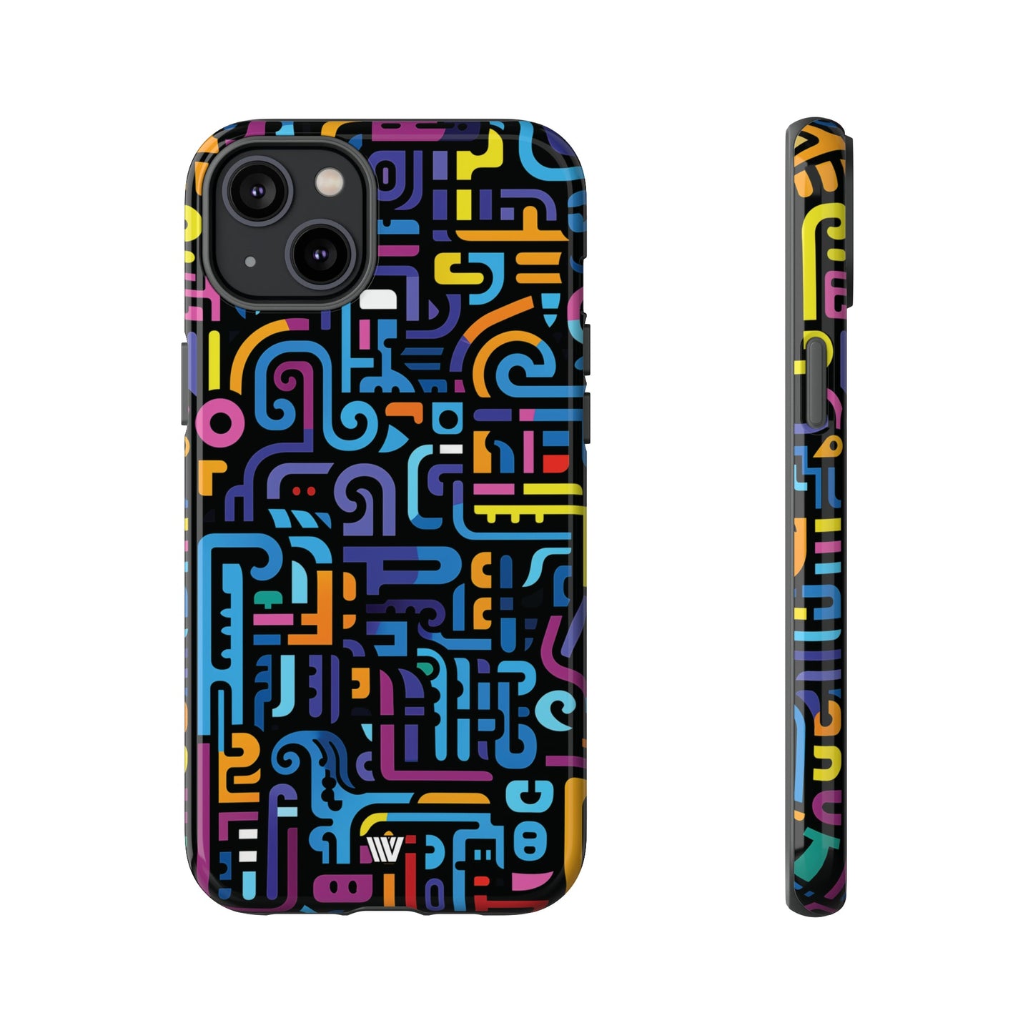 NEON GLYPHS | Tough Phone Case