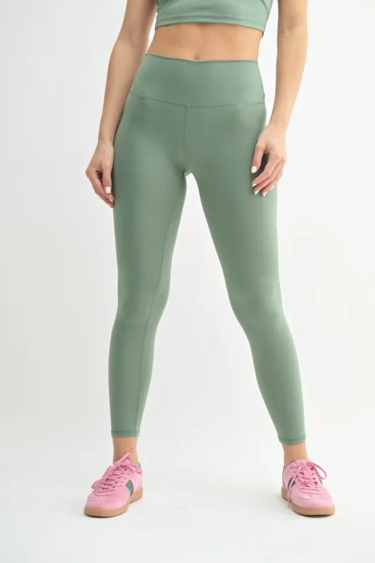 MONO B Venice Cloud Light Contour High-Waisted Leggings-Soul Flow Apparel