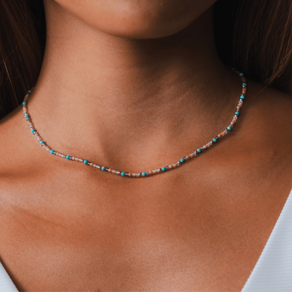 Vibrant Spirit 2mm Metal Accent Healing Necklace