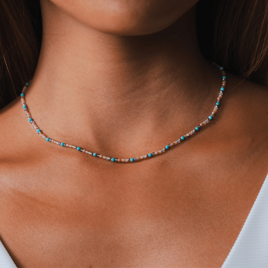 Vibrant Spirit 2mm Metal Accent Healing Necklace