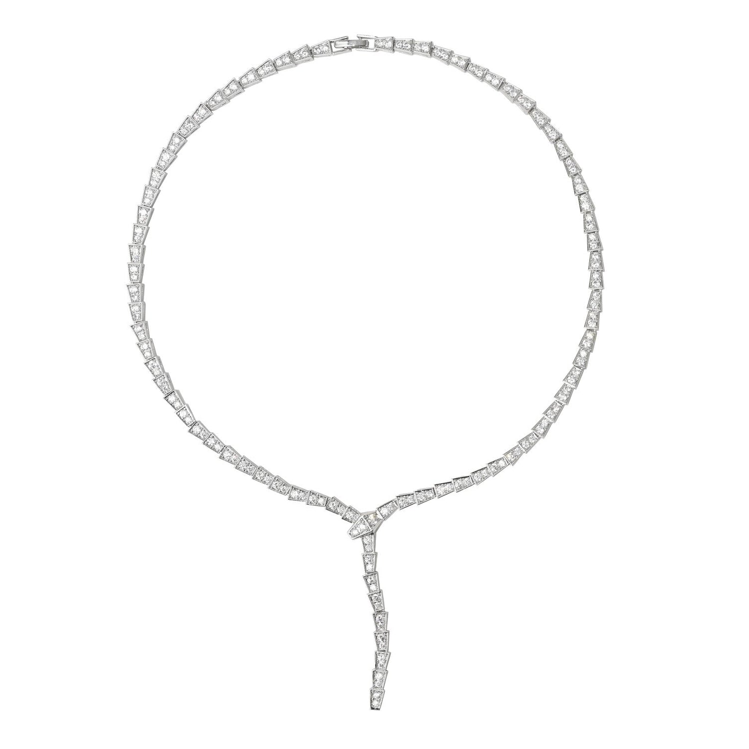 Trina Snake Lariat, view 1 — Soul Flow Apparel