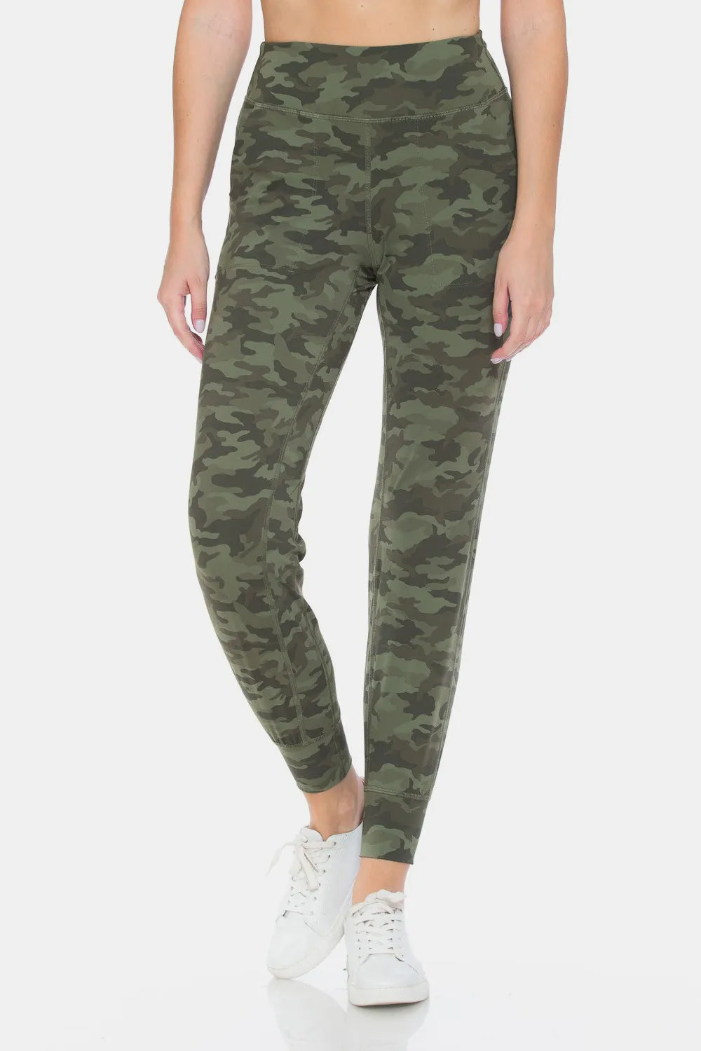 Trendsi camouflage high waist leggings with a flattering fit and comfortable style for active wear