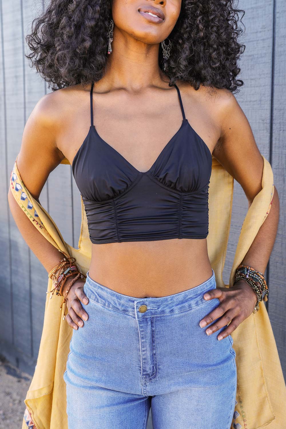 Ruched Bralette-Soul Flow Apparel