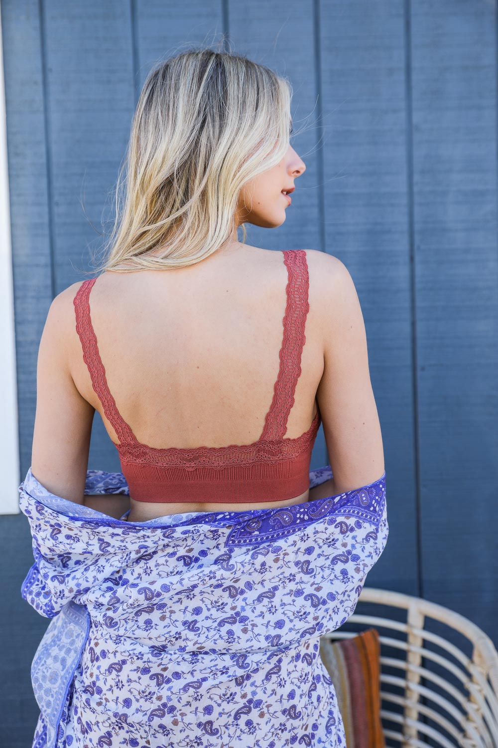 Lace Trim Padded Bralette-Soul Flow Apparel
