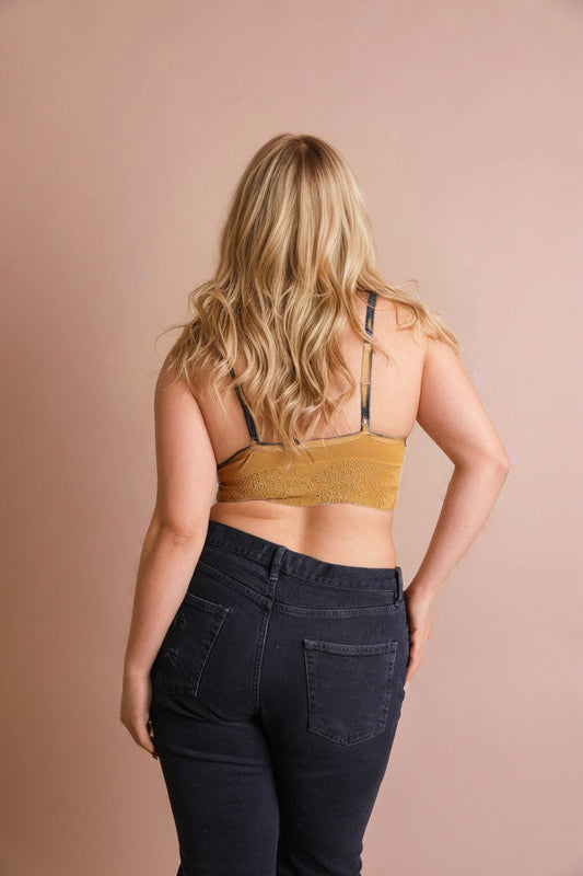 Seamless Padded Textured Brami Plus Size-Soul Flow Apparel