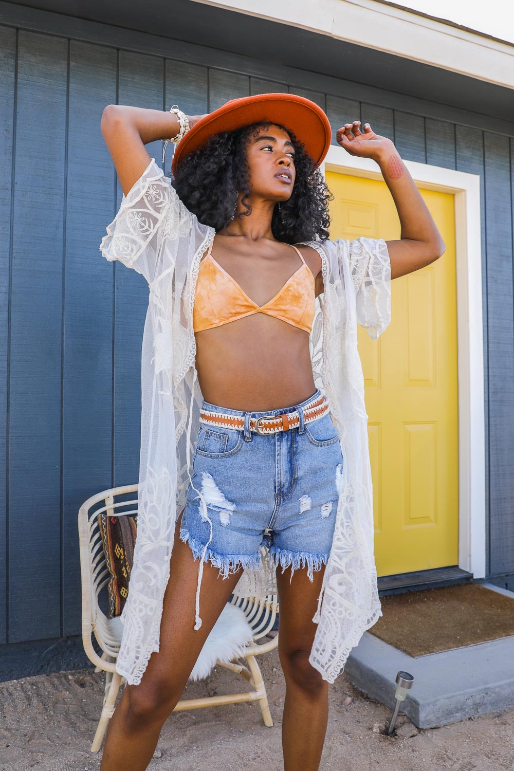 Tie-Dye Triangle Style Bralette-Soul Flow Apparel