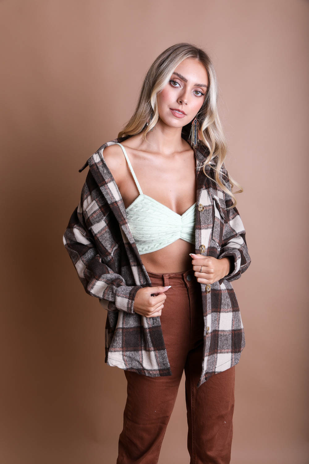 Cuddle Season Knit Pattern Brami-Soul Flow Apparel