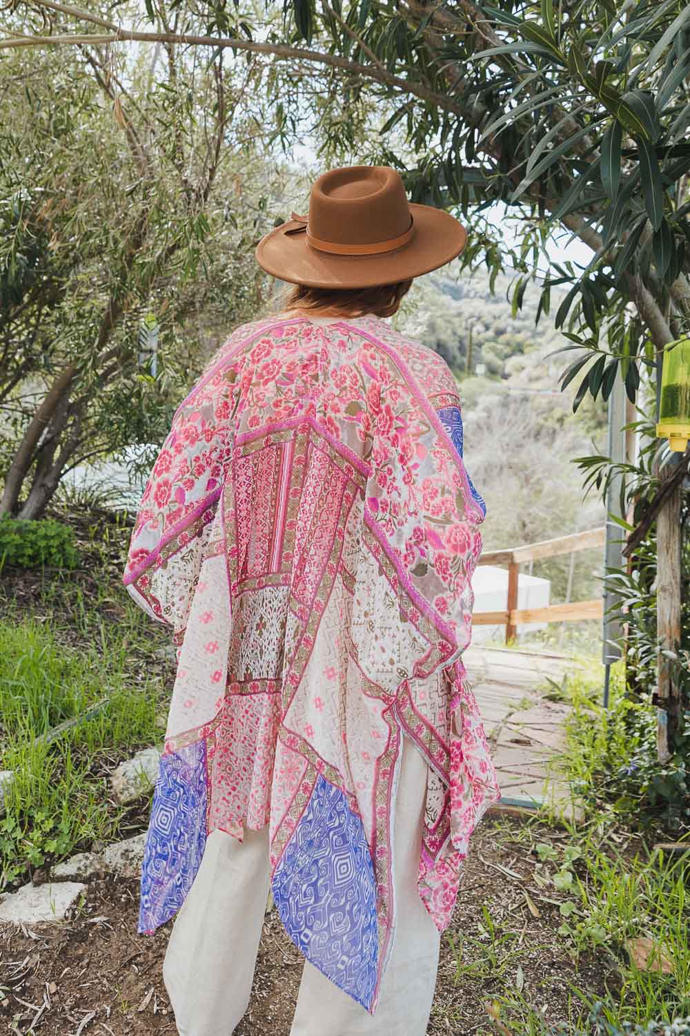 Bohemian Burnout Velvet Kimono-Soul Flow Apparel