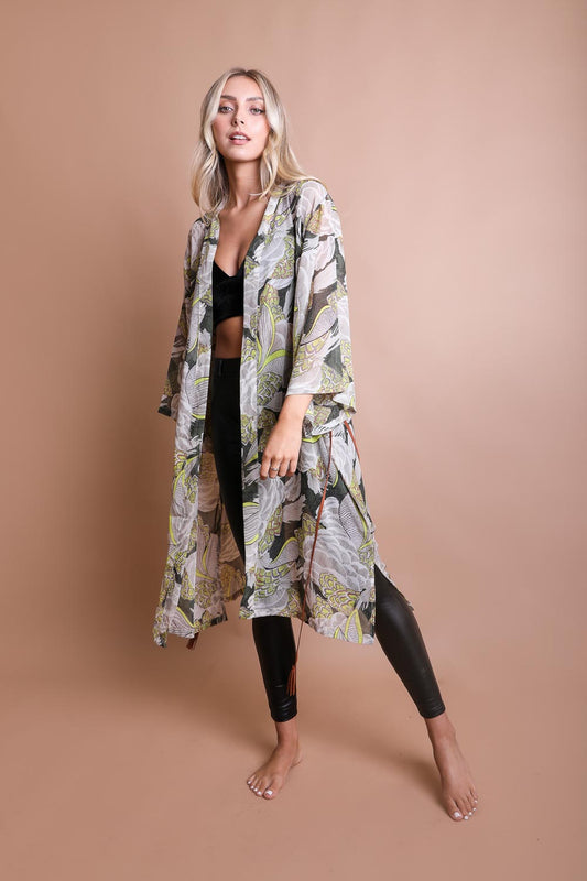 Ikebana Kimono-Soul Flow Apparel