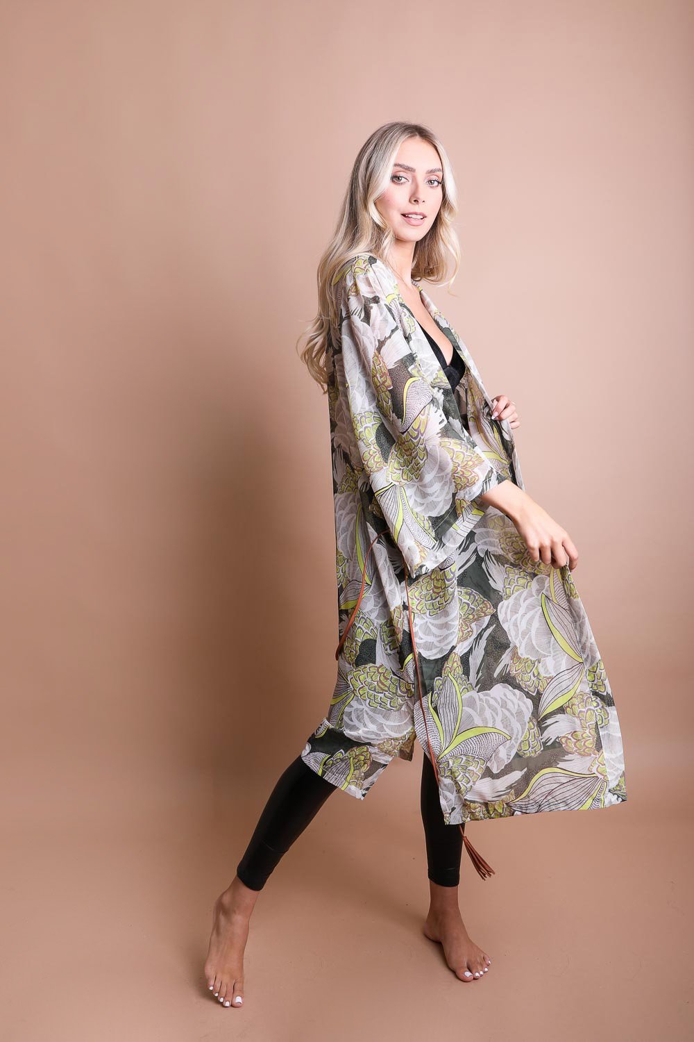 Ikebana Kimono-Soul Flow Apparel