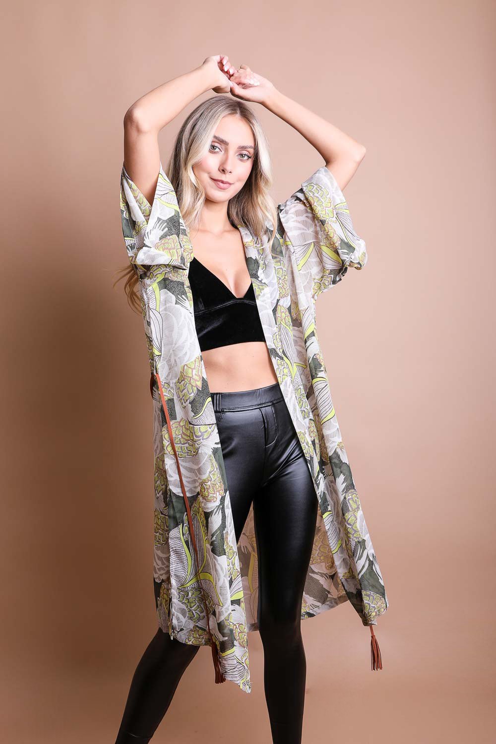 Ikebana Kimono-Soul Flow Apparel